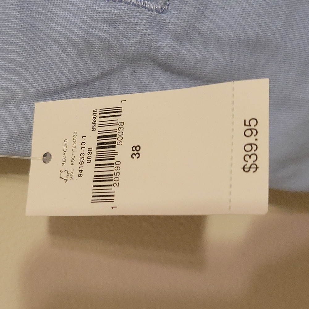 NWT Gap Khakis Baby Blue 38 Waist - Picture 4 of 6